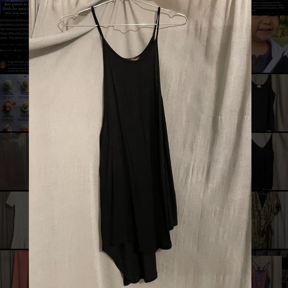 Black Paper Hearts Top
